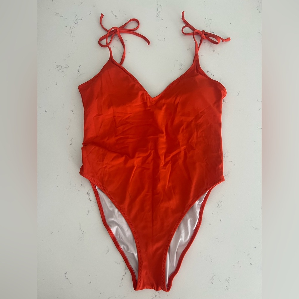 PINK Victoria's Secret Red One Piece Swimsuit